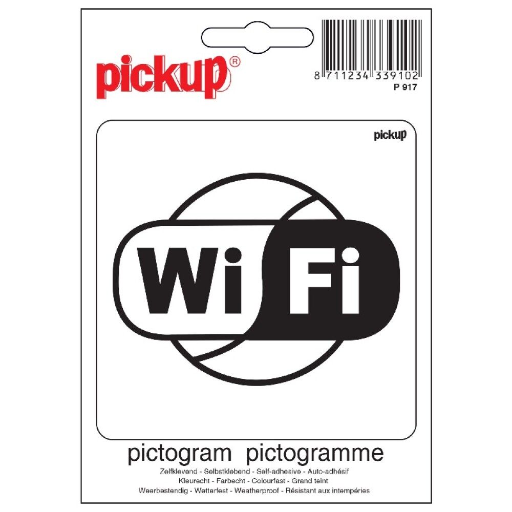 SKILT PICKUP WI-FI 10X10CM