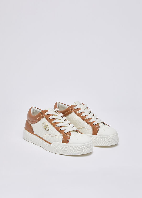 Sneakers con logo monogram