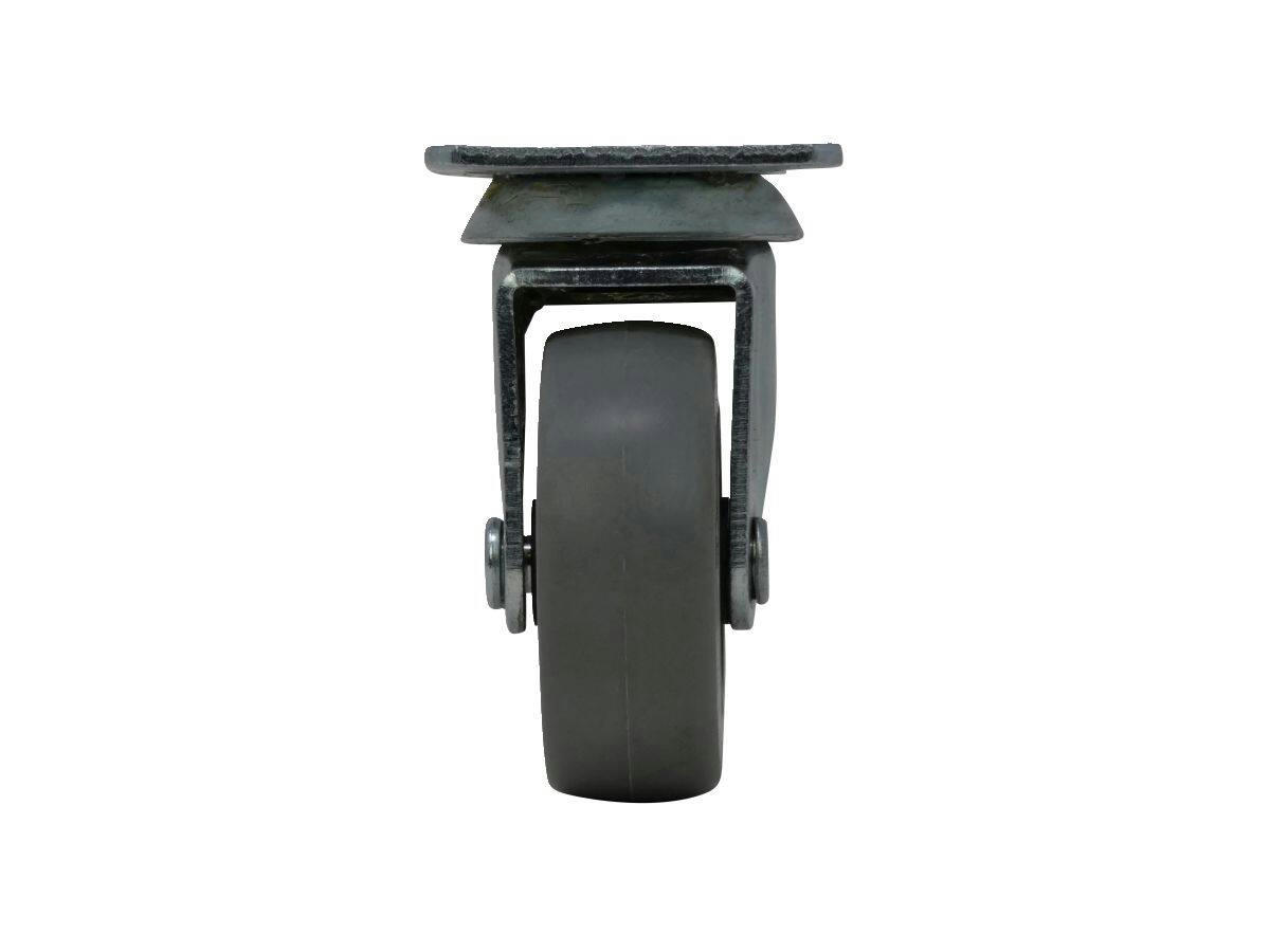 Shepherd Hardware Medium Duty TPU Swivel Caster, Non-Marking, 88-lb Capacity, Grey, 2-in