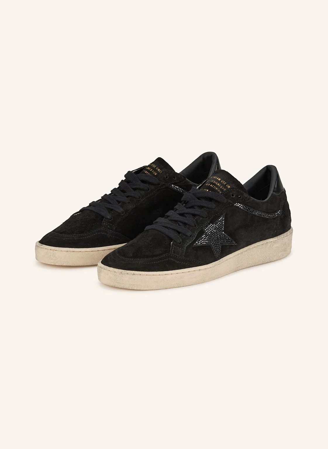 GOLDEN GOOSE Sneaker BALL STAR mit Schmucksteinen