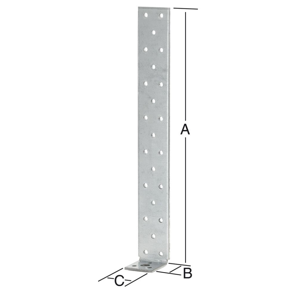 VINKEL VORMANN FLAT STÅL 200MM