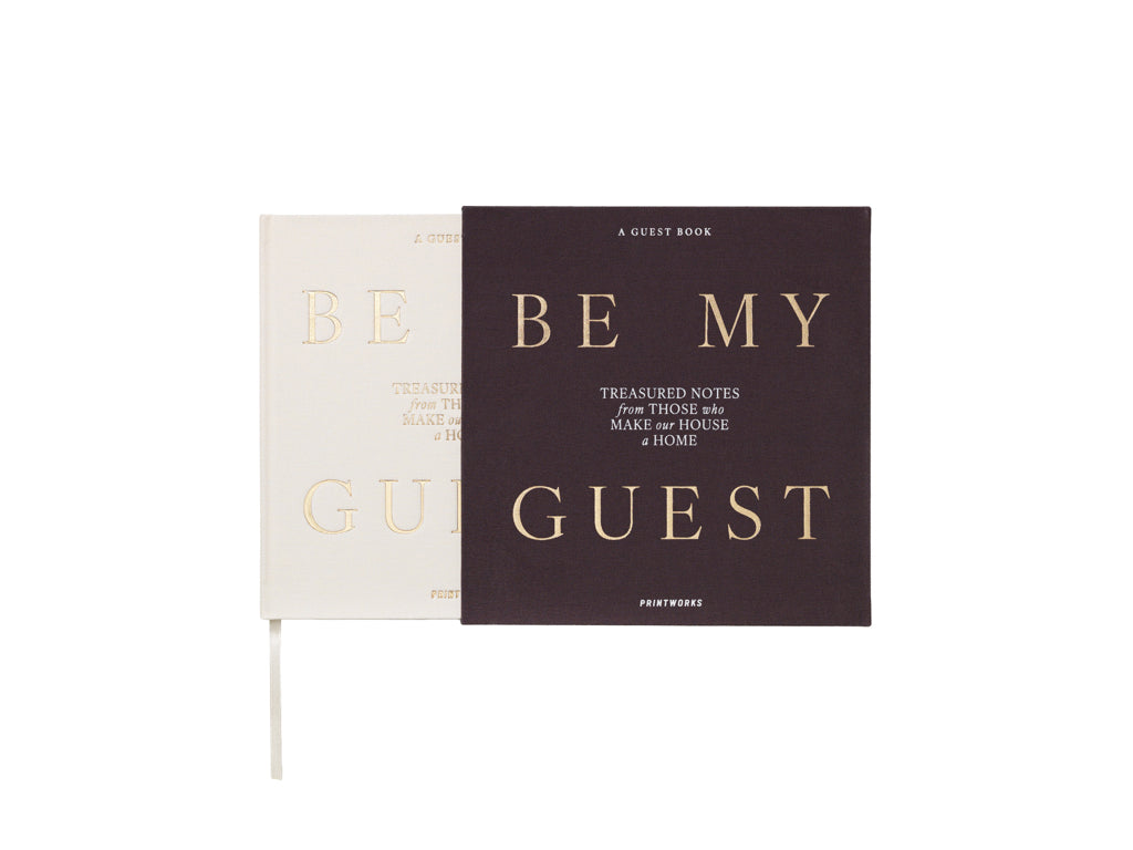 Printworks Gastenboek - Antraciet/Wit