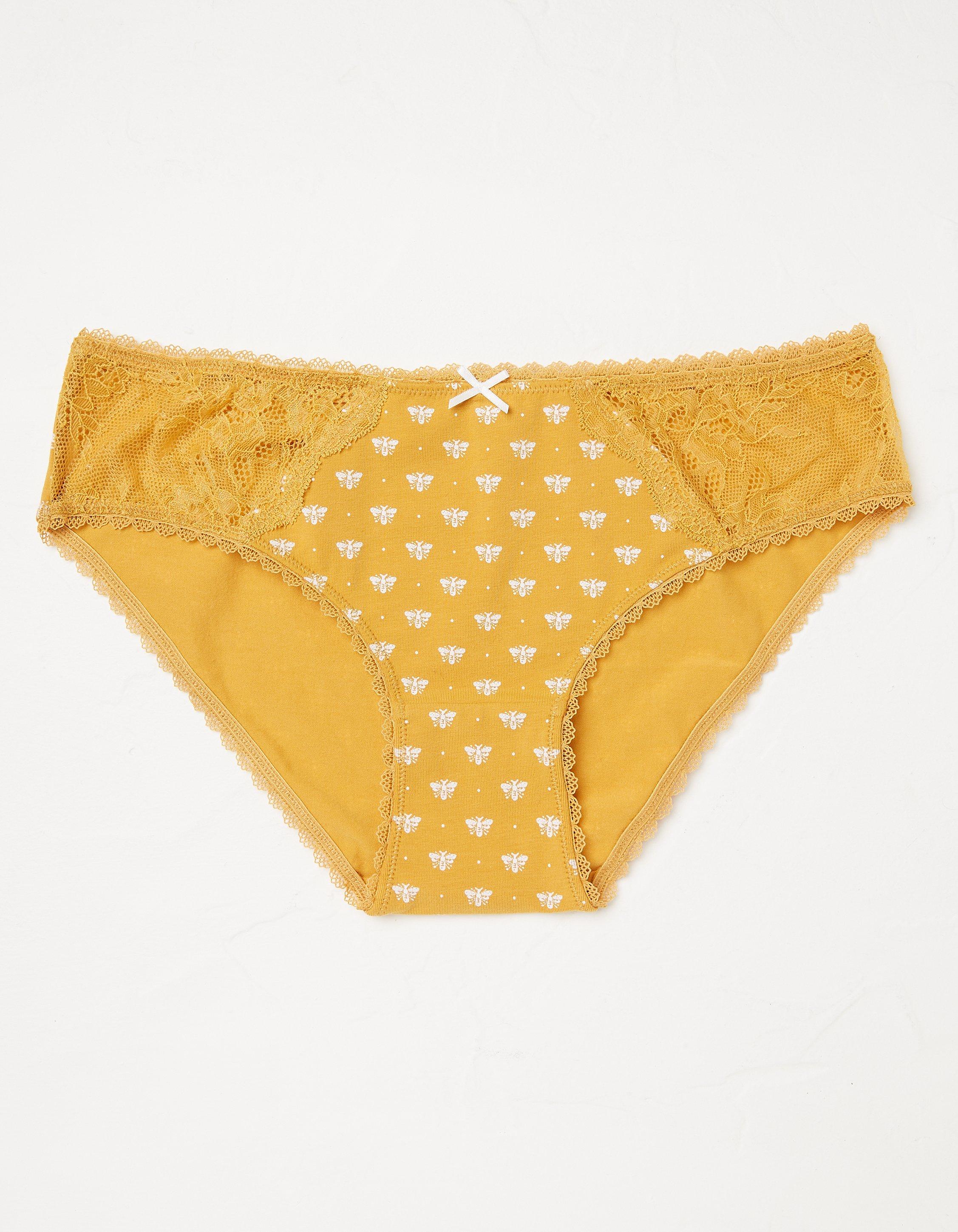 Woodblock Bee Mini Knickers