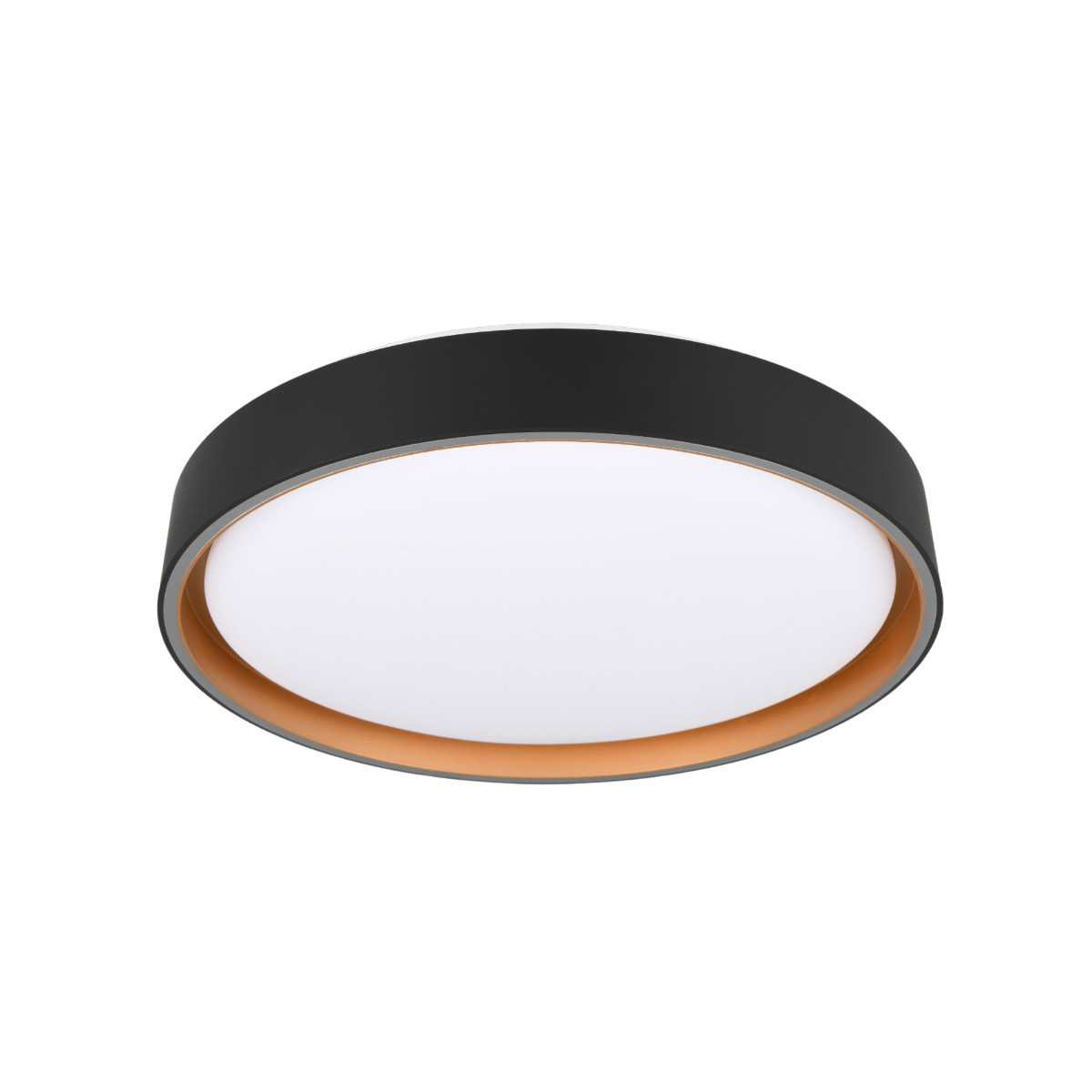 Plafon FELIS z pilotem okrągły czarny LED 1x24W 40cm 2500lm IP20 RL