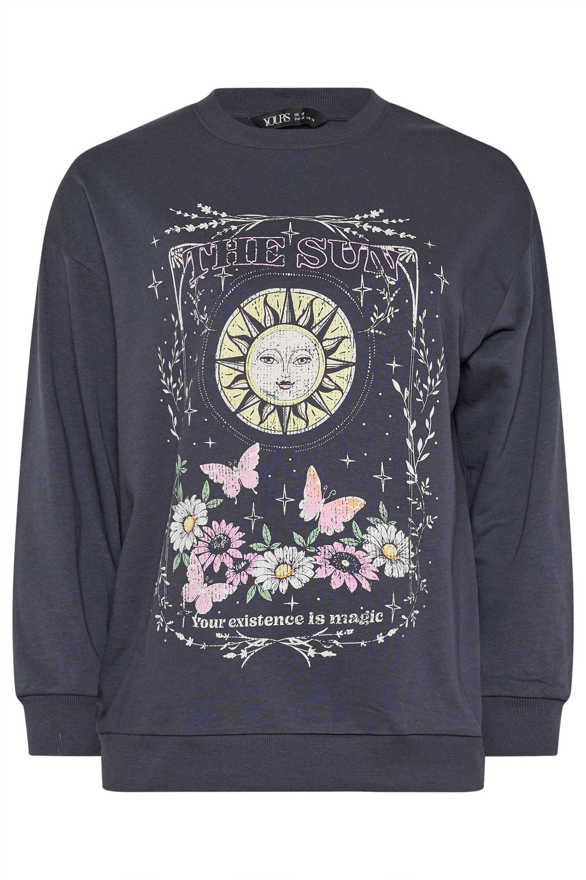 Yours Celestial Graphic Print Sweatshirt