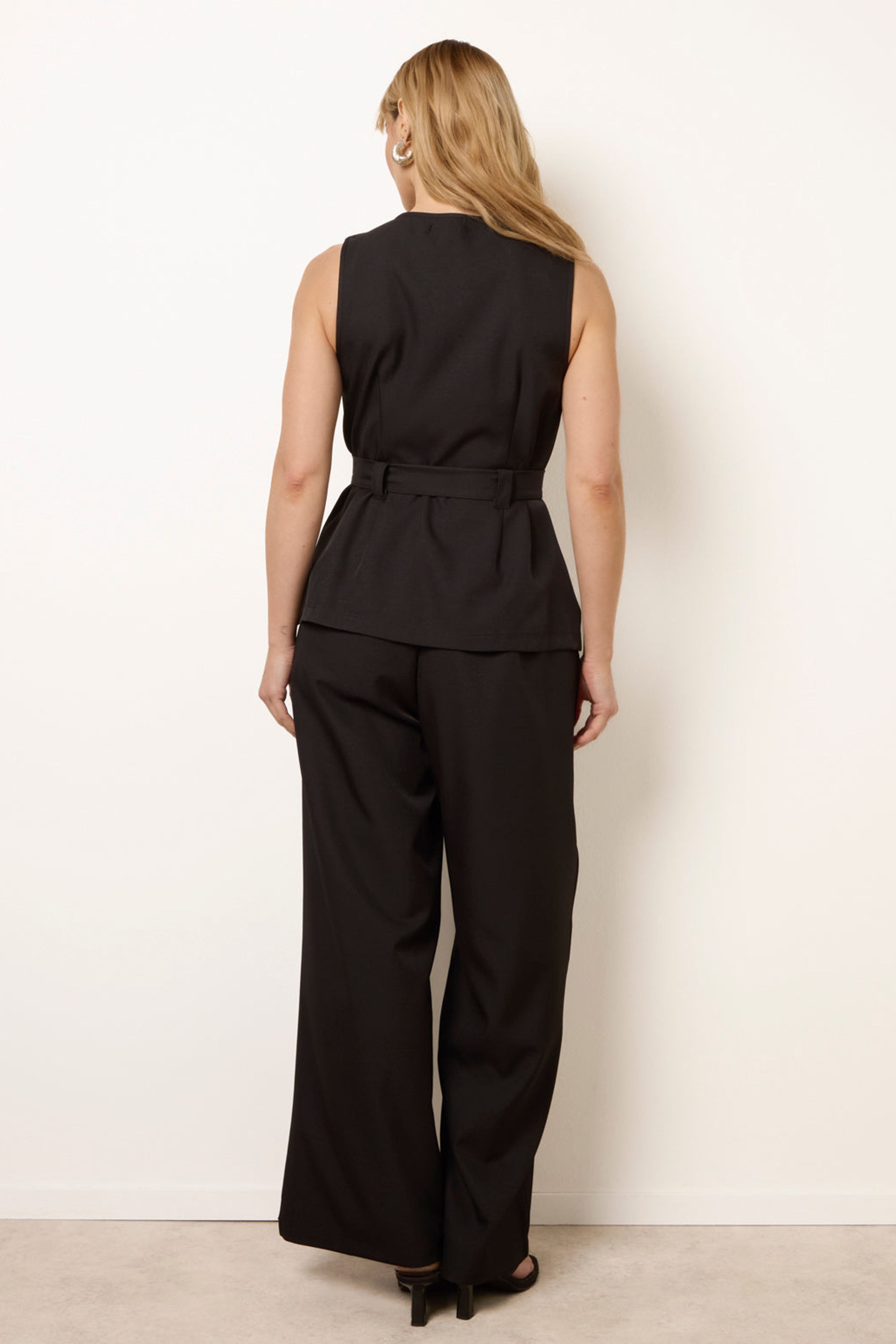 Blue Vanilla Black Tailored Pocket Two-Piece Co-Ord Set