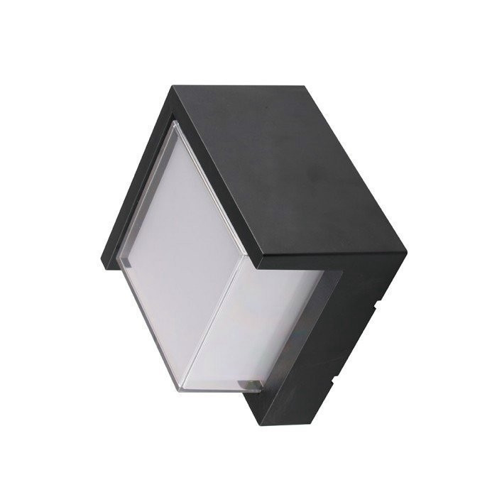 Kinkiet zewnętrzny VT-831 3000K czarny LED 1x7W 670lm IP65 V-TAC