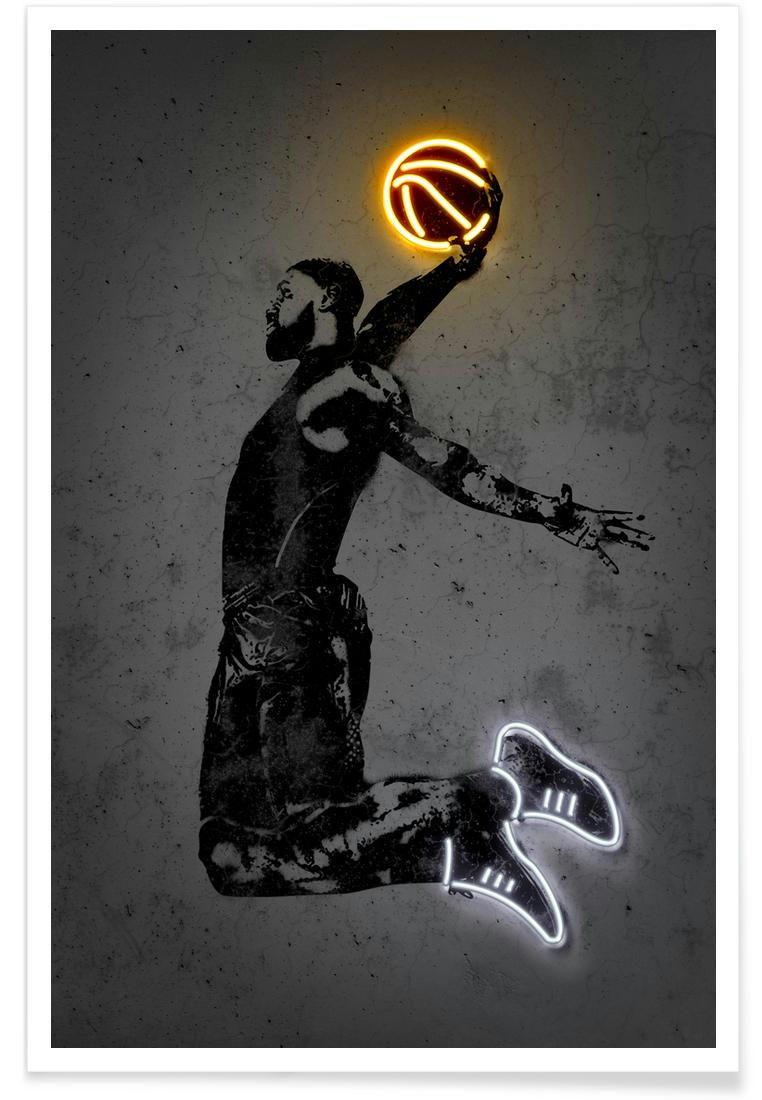 JAMES - Affiche noir