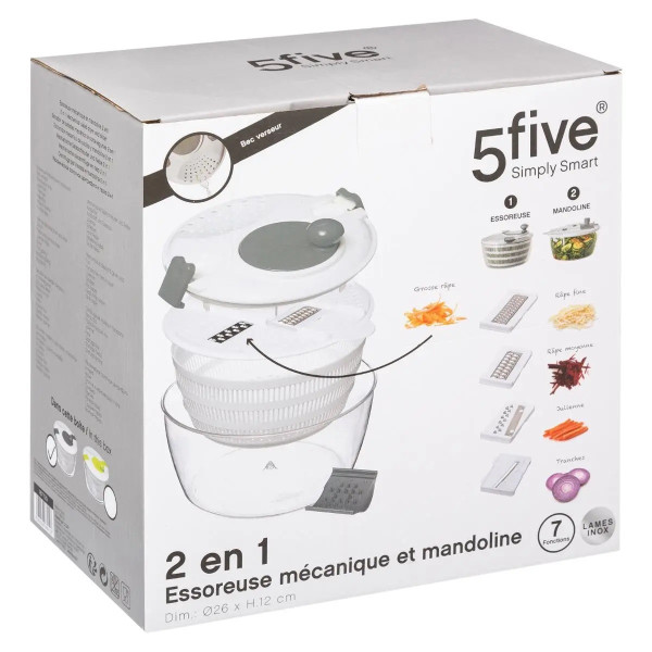 Nowoczesna Wirówka do Sałaty 3L - Osuszacz KitchenPro