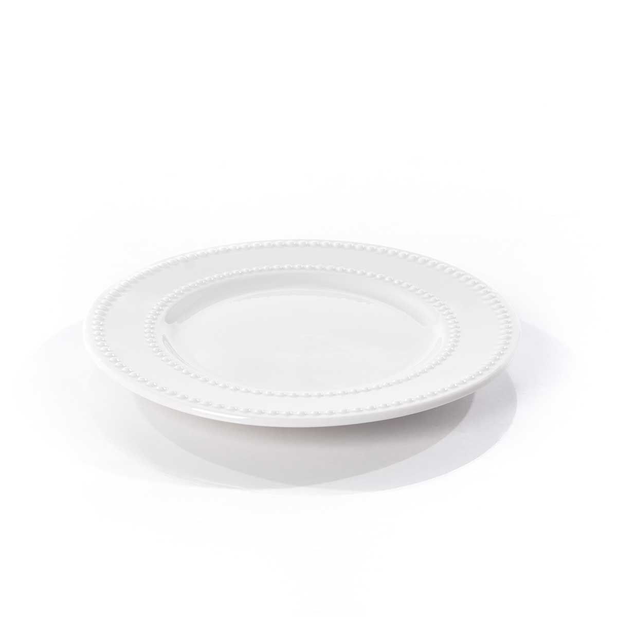 Prato de sobremesa AMELIE branco 20cm