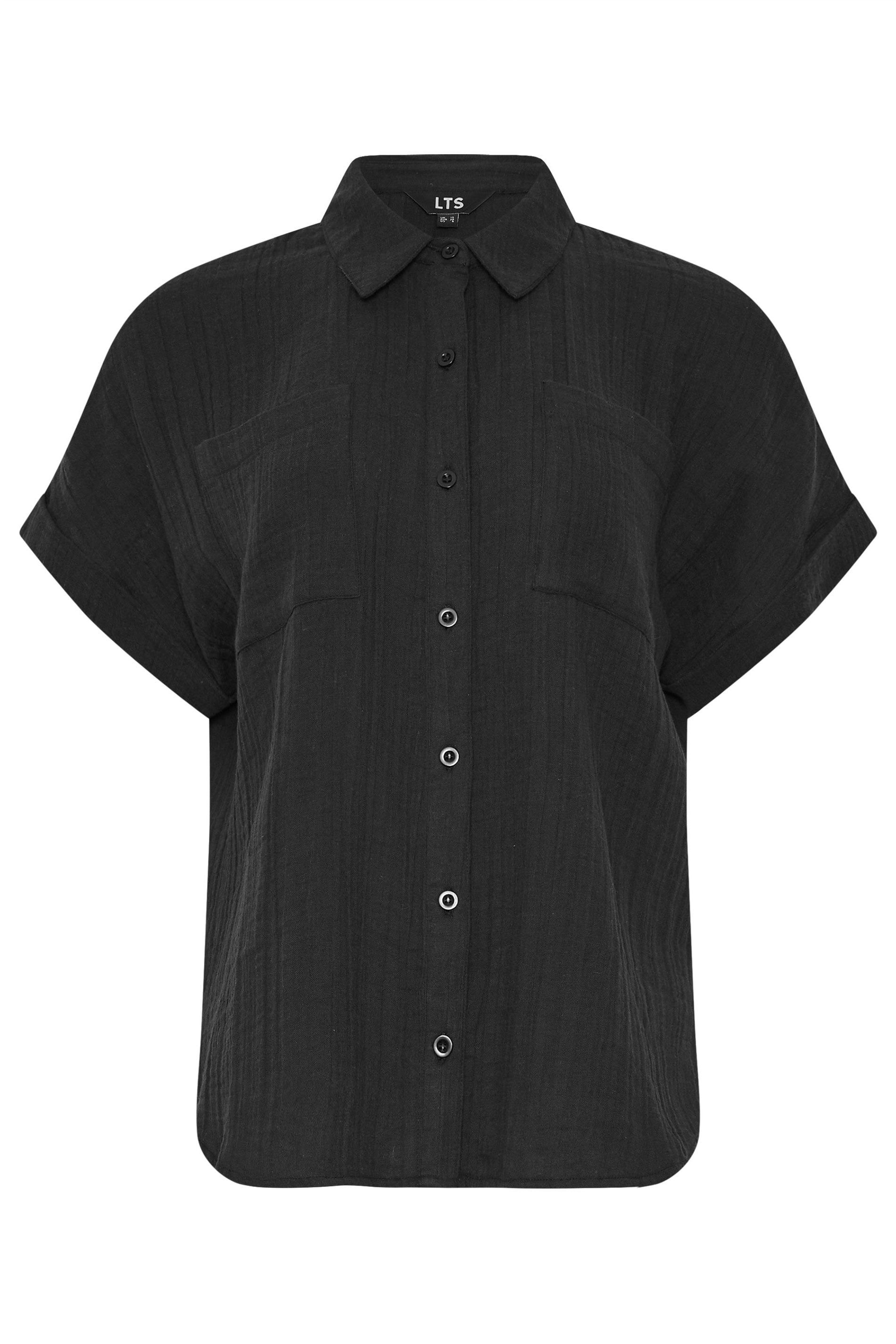Long Tall Sally Tall Cheesecloth Grown-On Sleeve Shirt