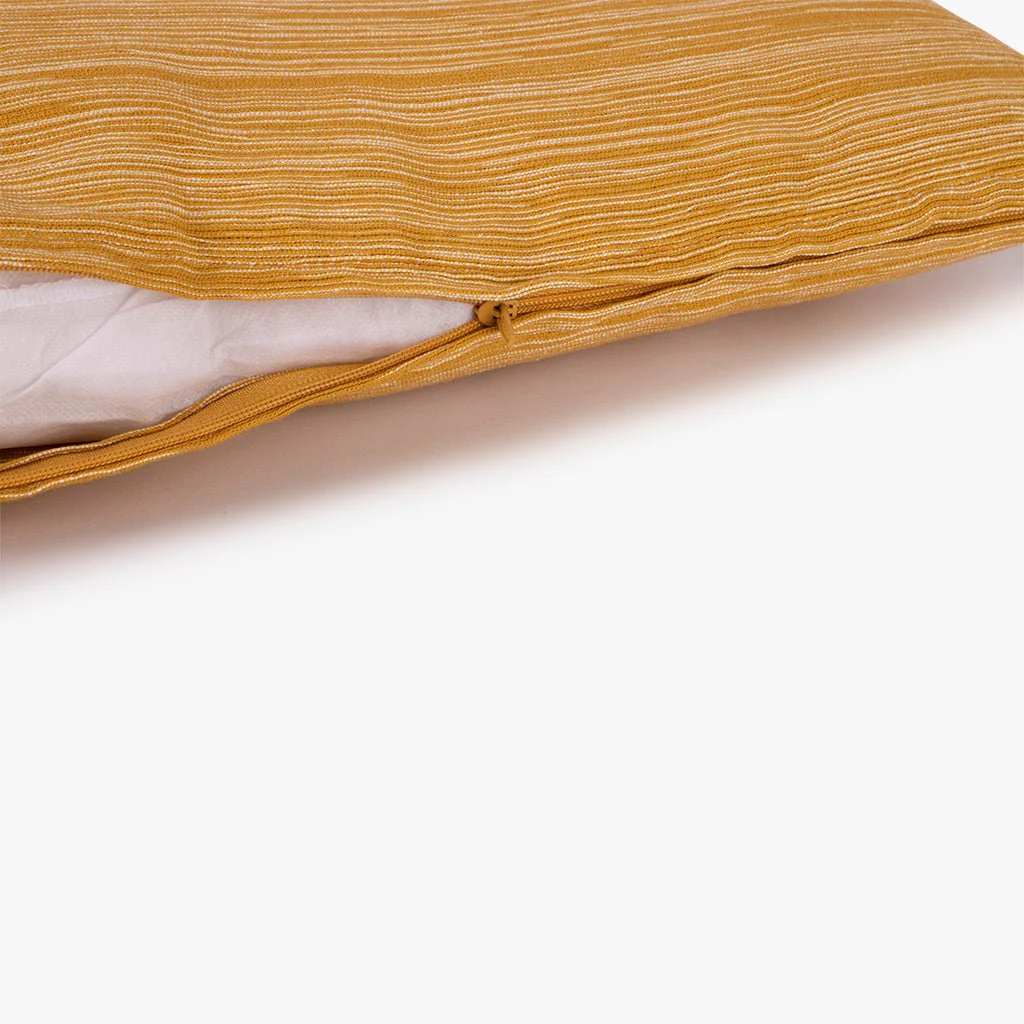 Almofada Mesclada Mostarda e Natural SUKI