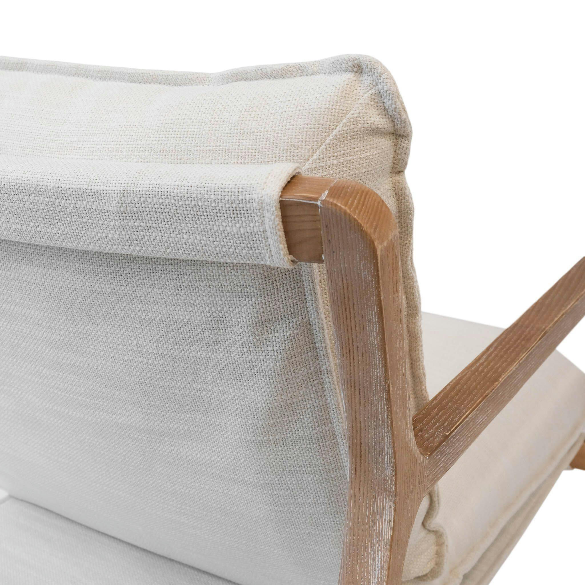 Vanilla Moulding Rolland Lounge Chair, Linen