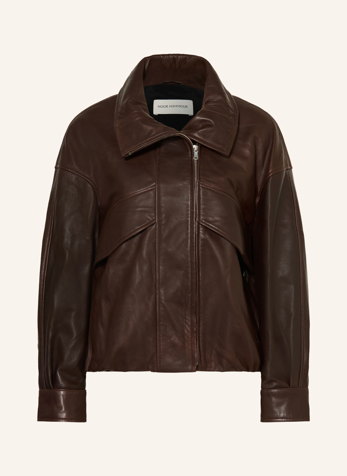 NOUR HAMMOUR Lederjacke ROLAND