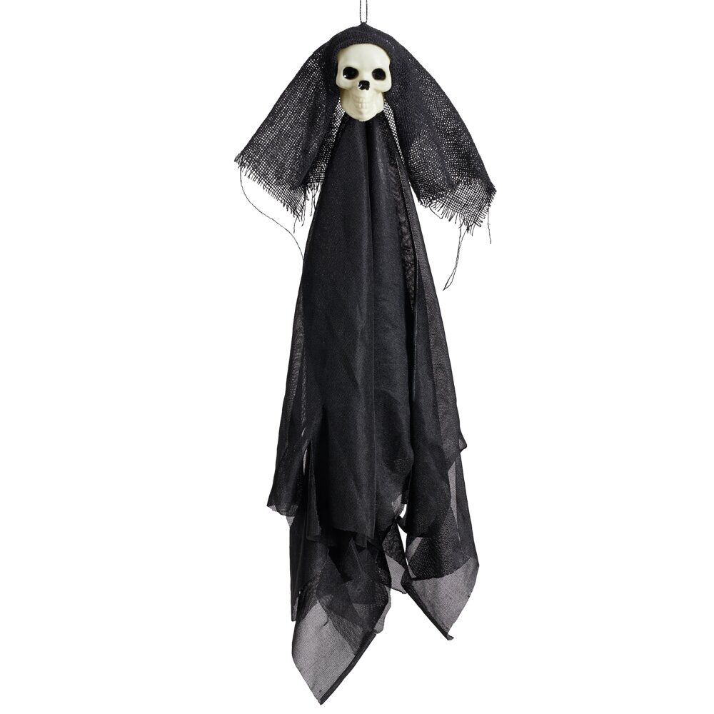 Squelette suspendu fluo Halloween H50cm (3 modèles)