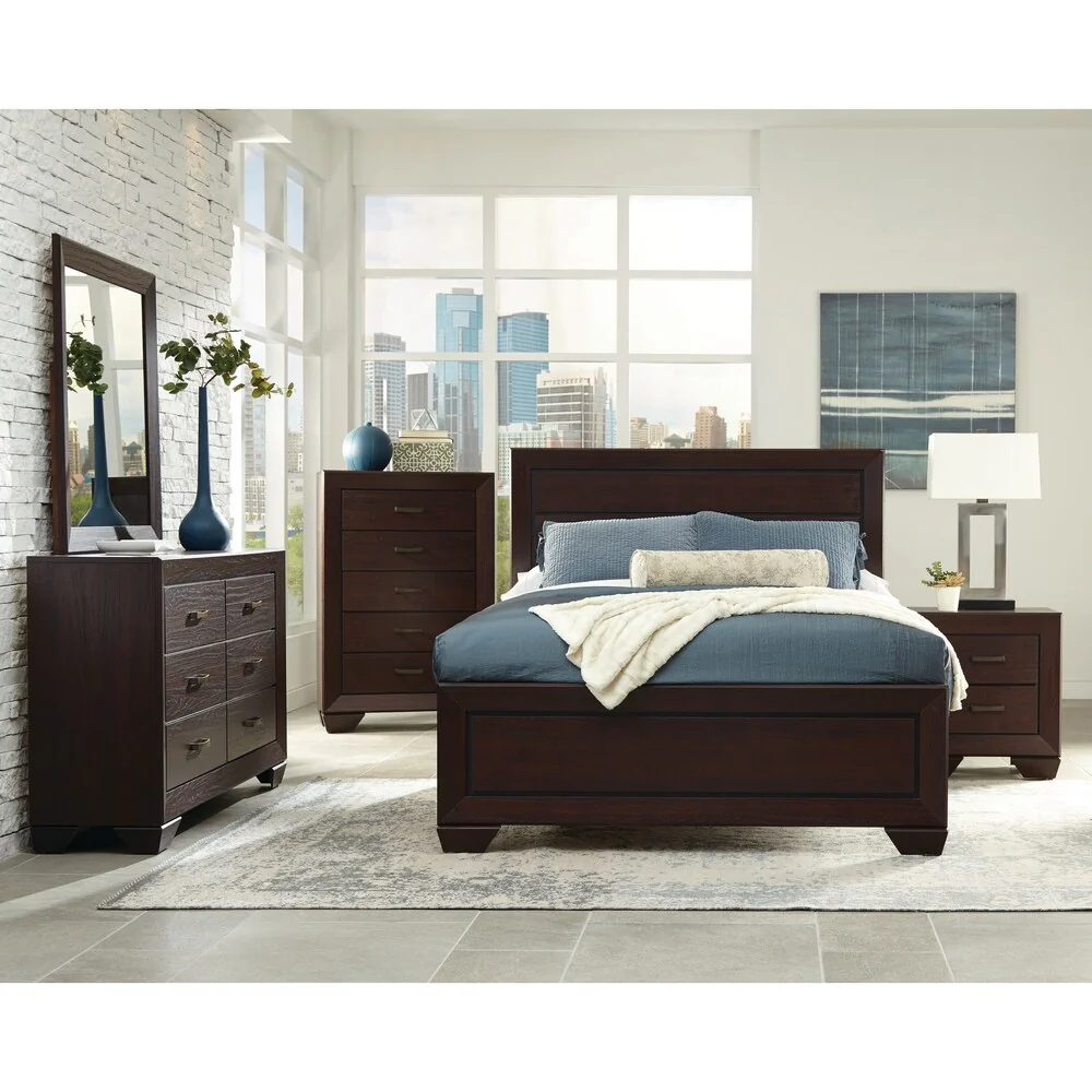 Coaster Furniture Kauffman Dark Cocoa 5-piece Storage Bedroom Set