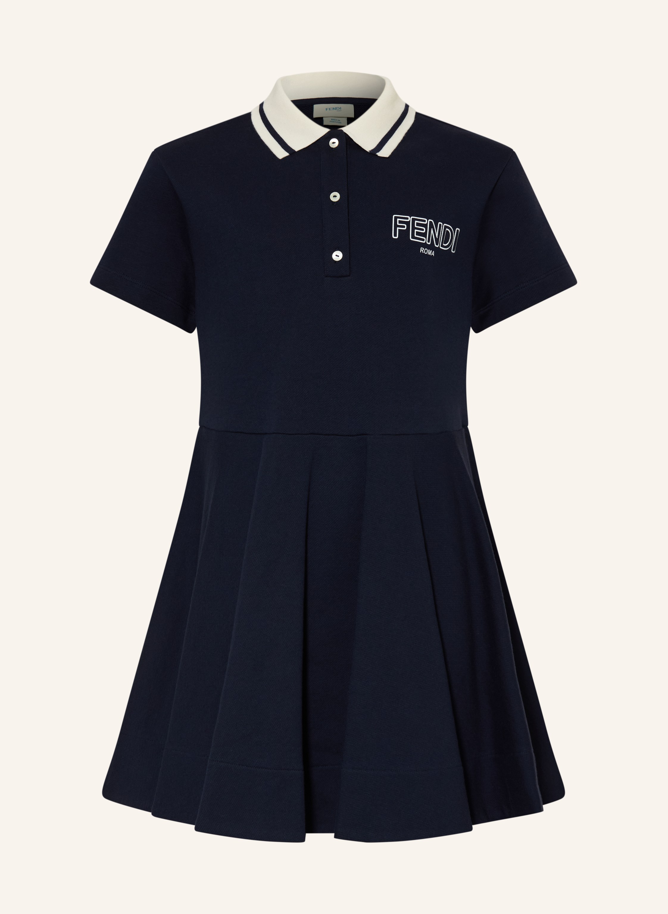 FENDI Piqué-Polokleid