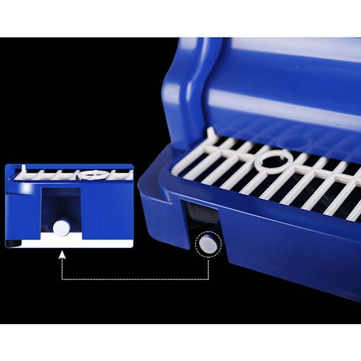 SOGA 2X Commercial Electric Stainless Steel Ice Crusher Slicer 120KG/h