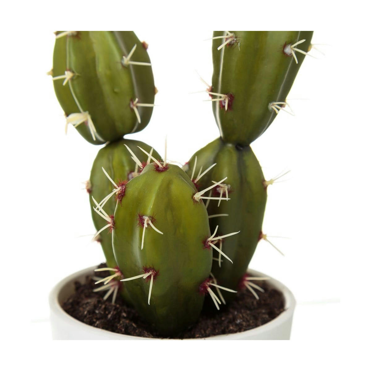 - Cactus artificiels vert 9x9x18xm - Lot de 4