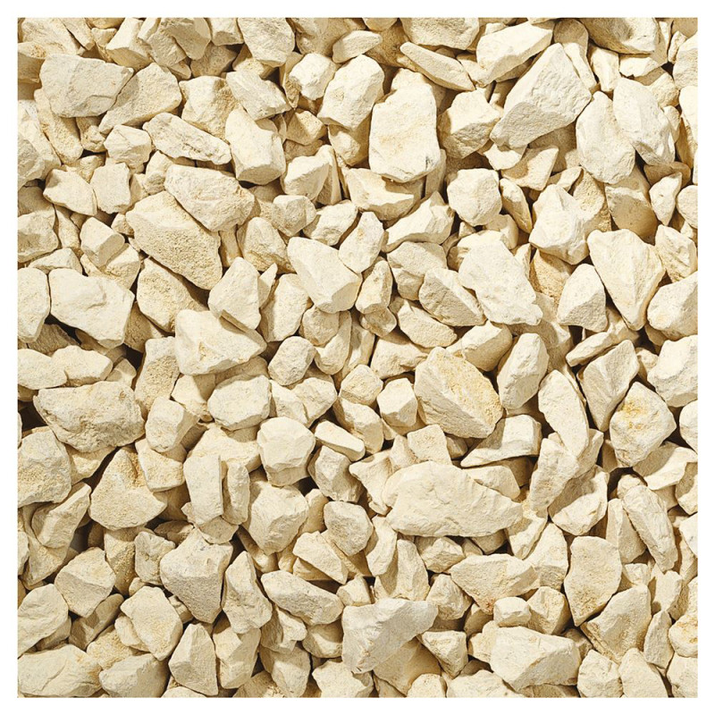 Palette 56 sacs Gravier Yellow Sun jaune beige 11-22 mm 20 kg COBO GARDEN
