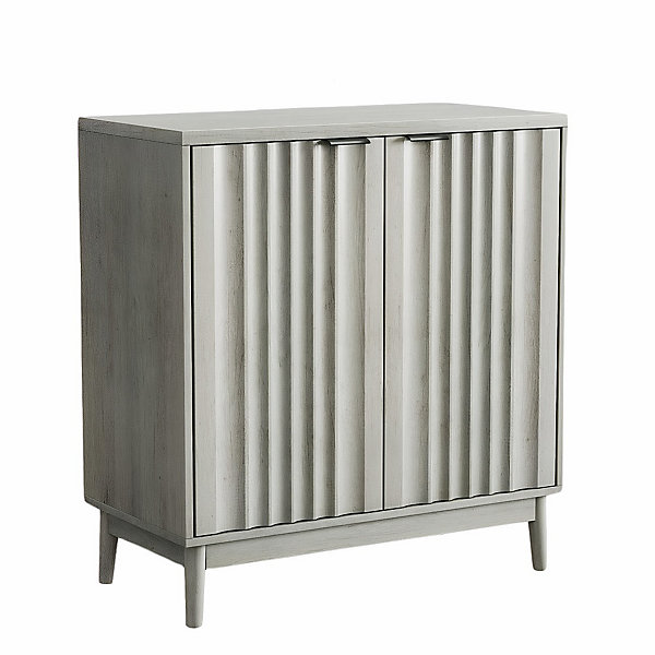 Armoire à bords rainurés, buffet indépendant,armoire en bois,gris,lavable,étagères réglables