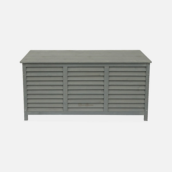 Coffre de rangement en bois. Castille. 330 litres. L130 x P64 x H60cm