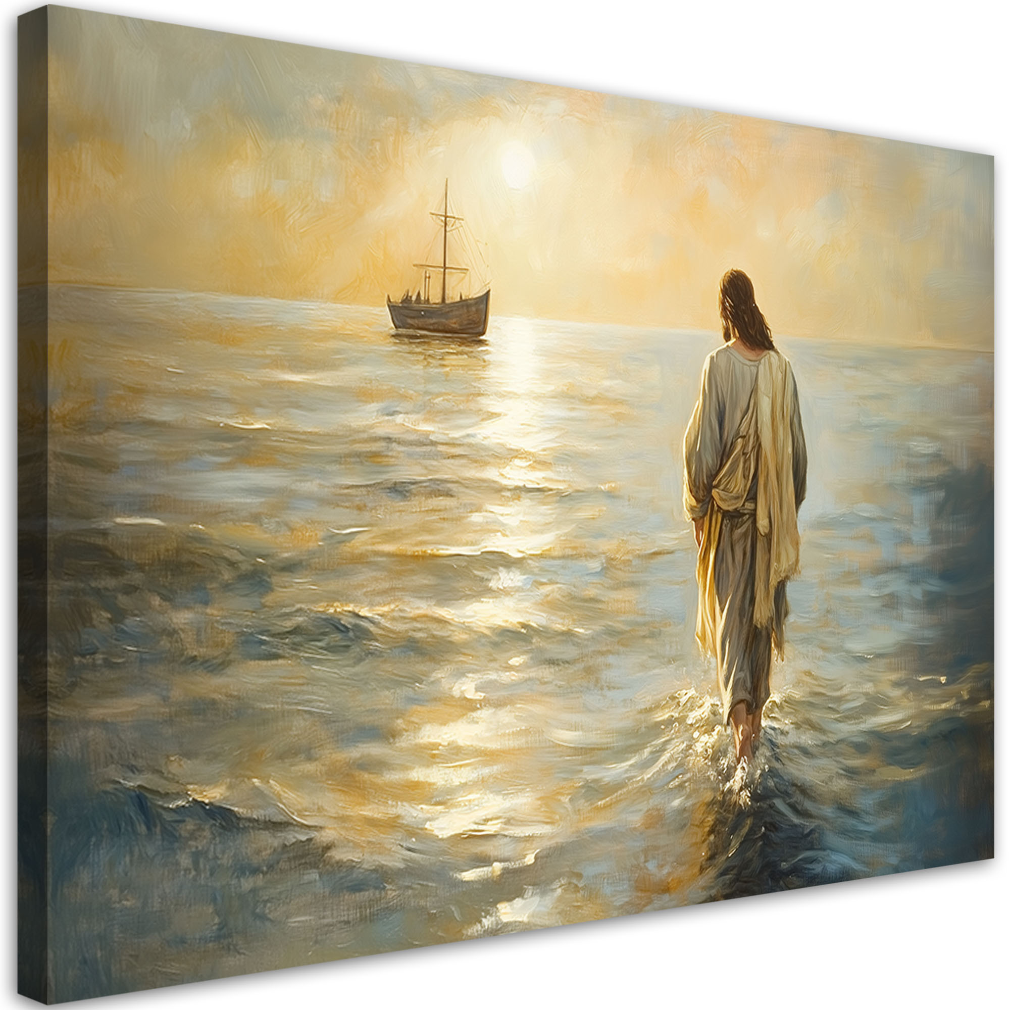 Feeby Obraz religijny, Jezus Chodzący po wodzie 60x40