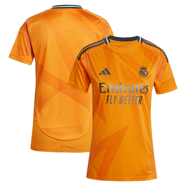 Los Merengues adidas Women's 2024/25 Away Replica Player Jersey - Orange