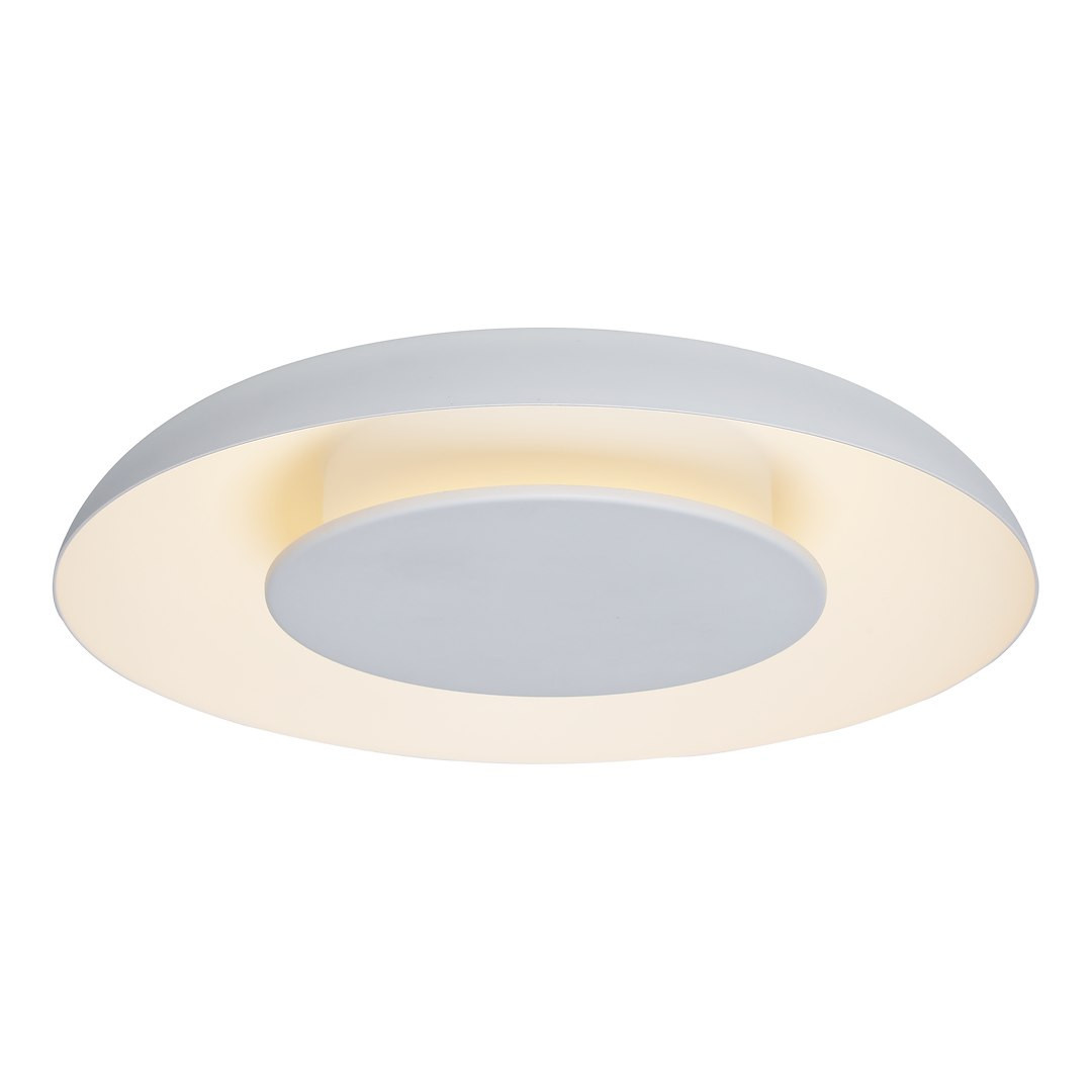 Plafon PIATTINOokrągły biały LED 1x30W 40cm 2050lm IP20 Milagro
