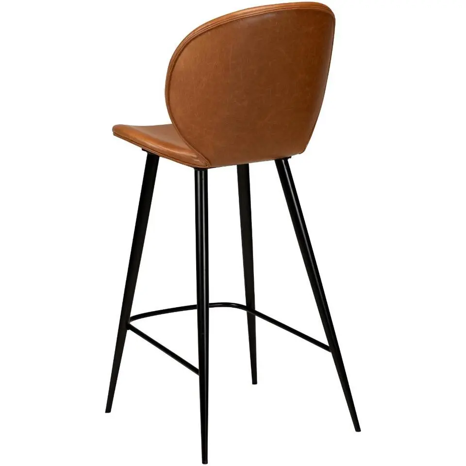 Hioshop Cloud Dan-Form counterstoel PU-kunstleer lichtbruin