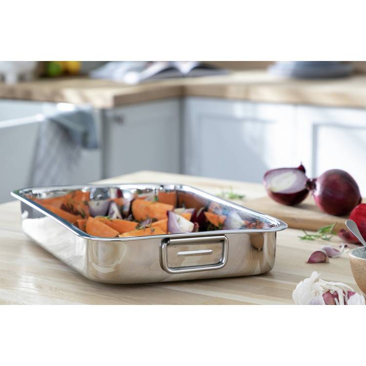 Habitat 40cm Stainless Steel Roasting Tin