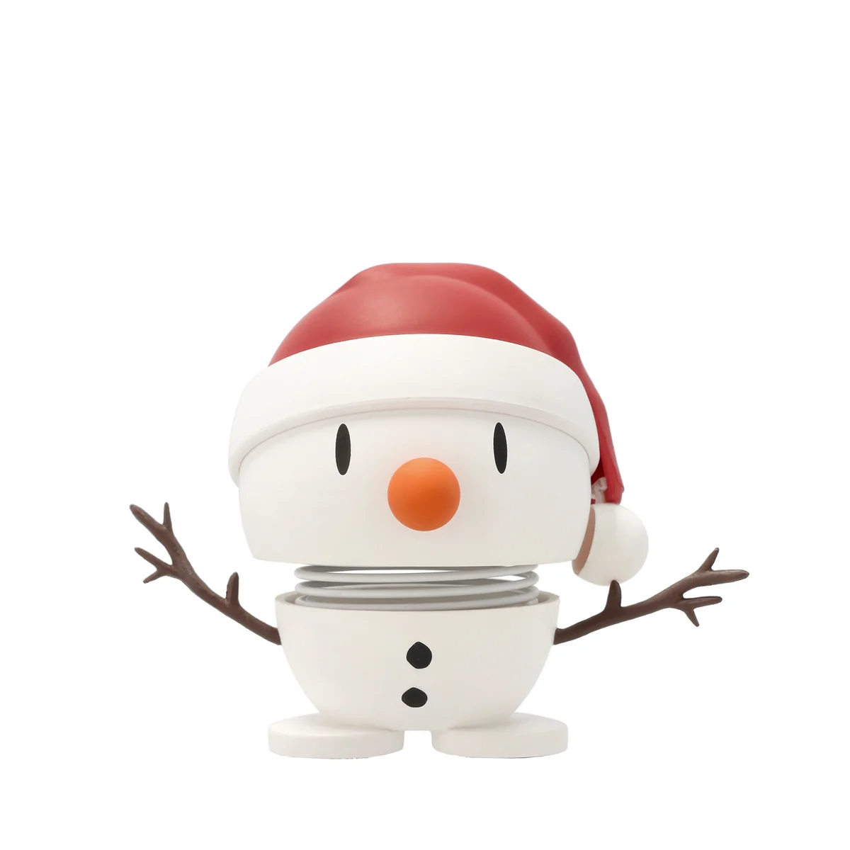 Hoptimist - Soft Santa Snowman small, weiß