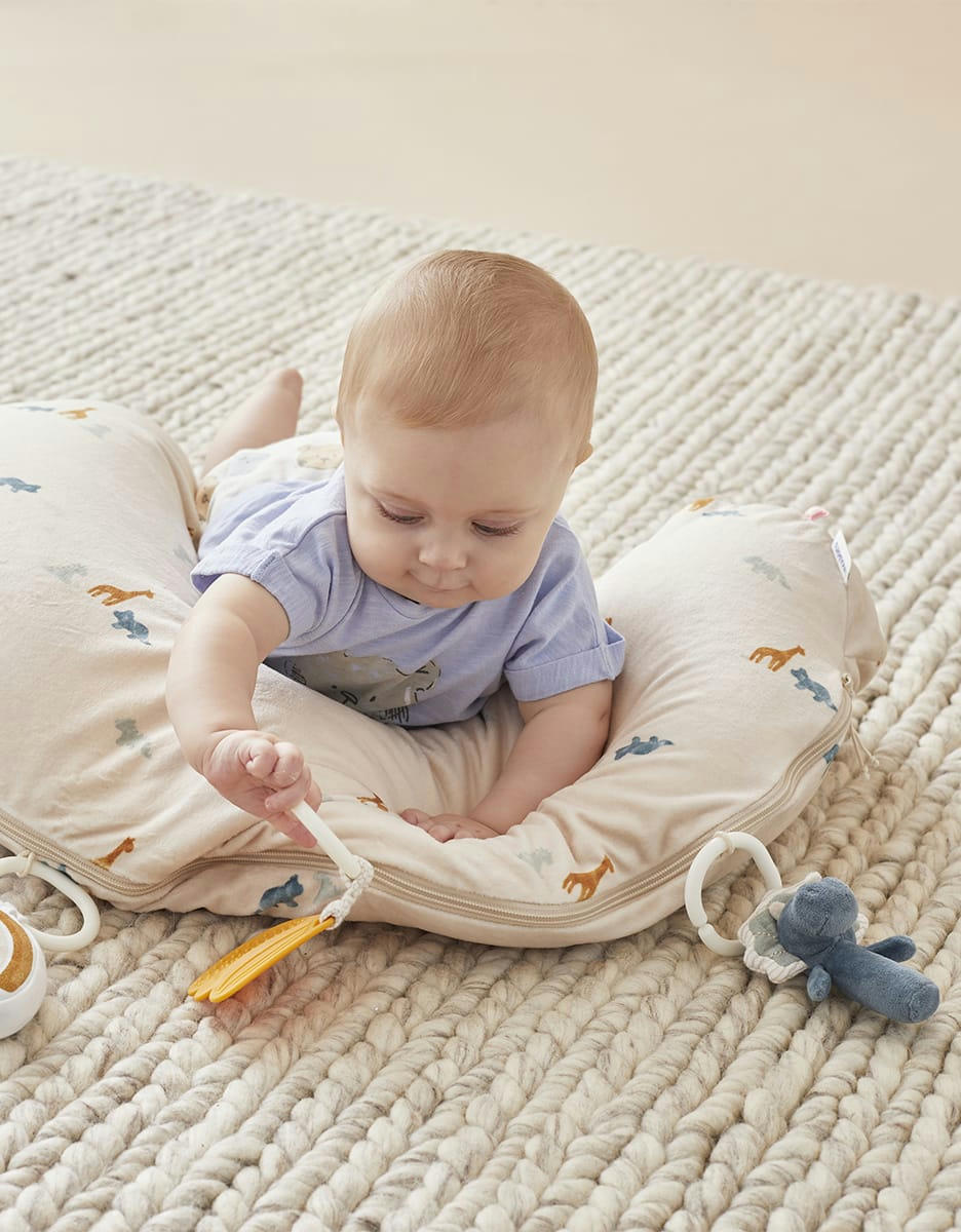 - Coussin d'activités Veloudoux TSO beige