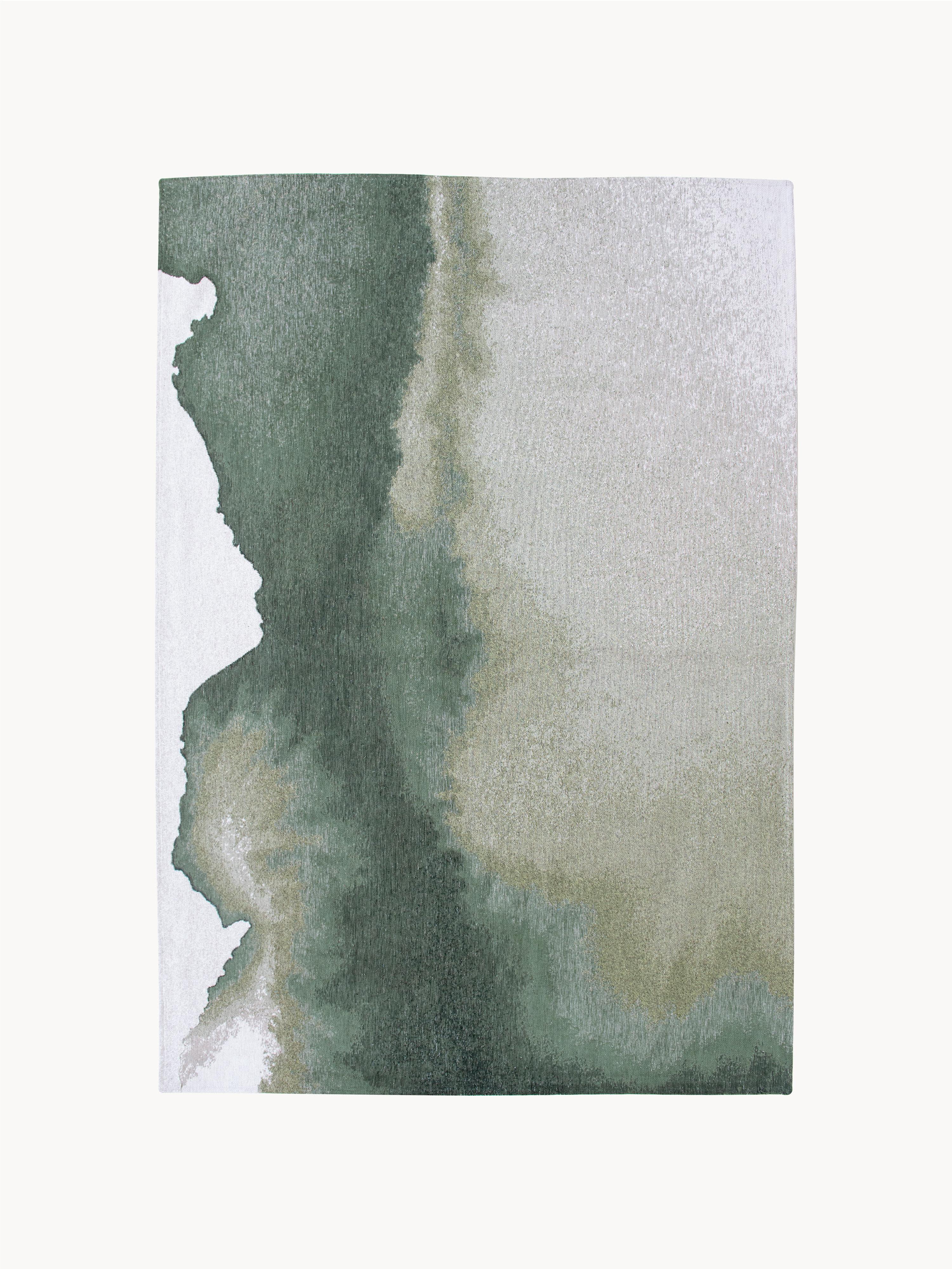 Waschbarer Indoor & Outdoor-Jacquard-Teppich Lagoon