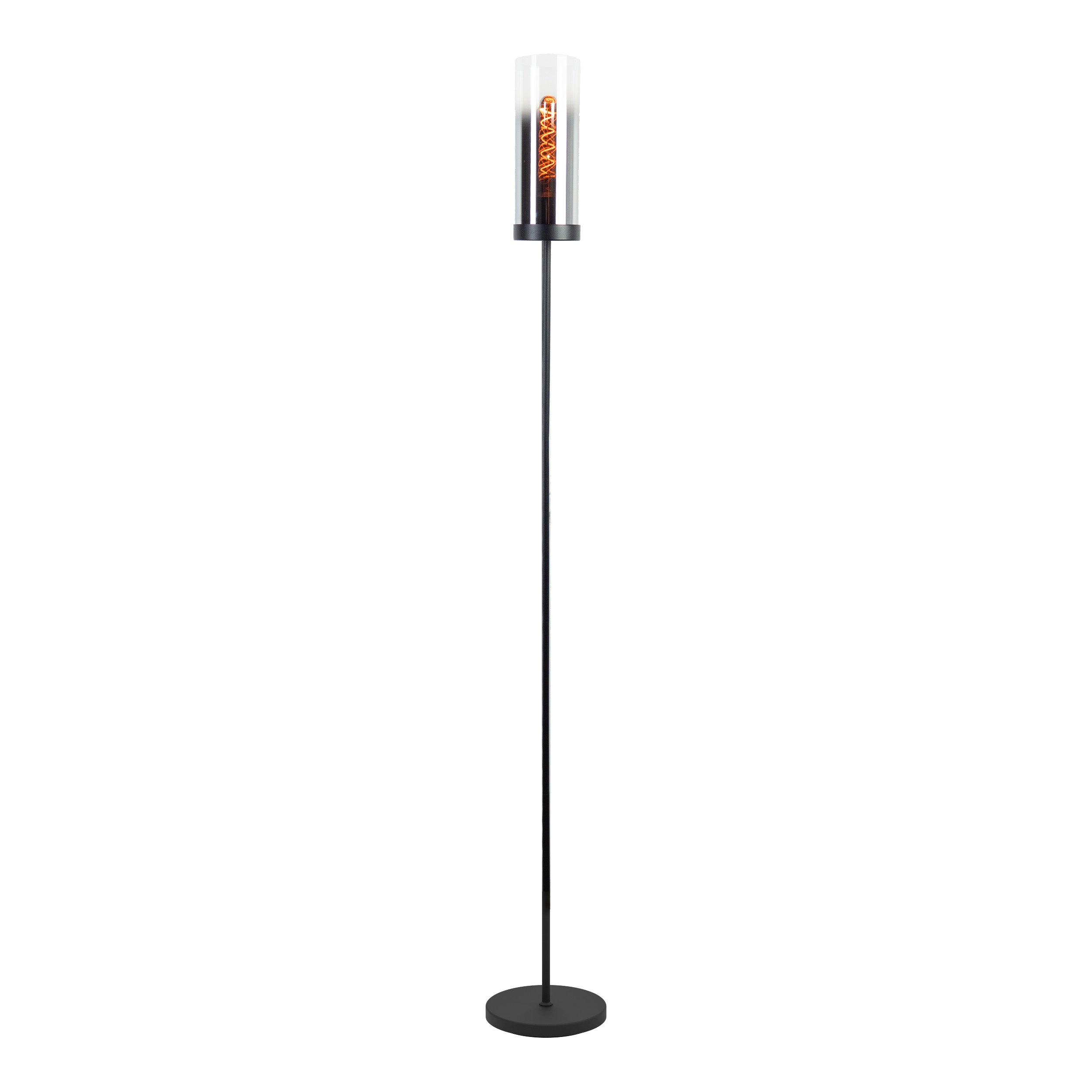 EGLO vloerlamp Toothill - e27 - 153,5 cm - zwart/ombre effect
