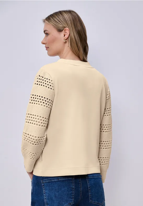 Langarm Jacke im Silk-Look