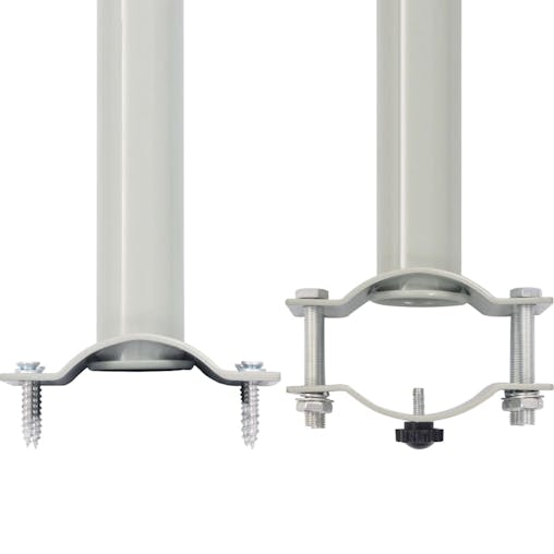 NNEVL Patio Retractable Side Awning 100 x 300 cm Grey