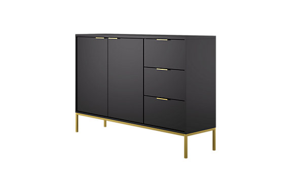 Commode Austin pour salon Style moderne, beaucoup d'espace de rangement