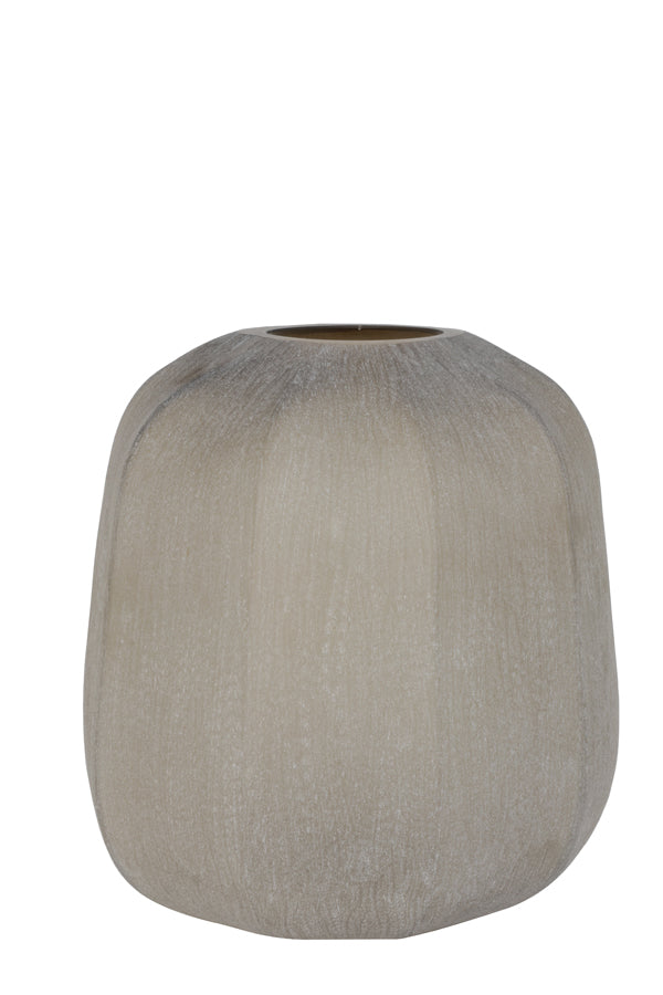 Light & Living vaas PACENGO - Ø33x32cm - bruin