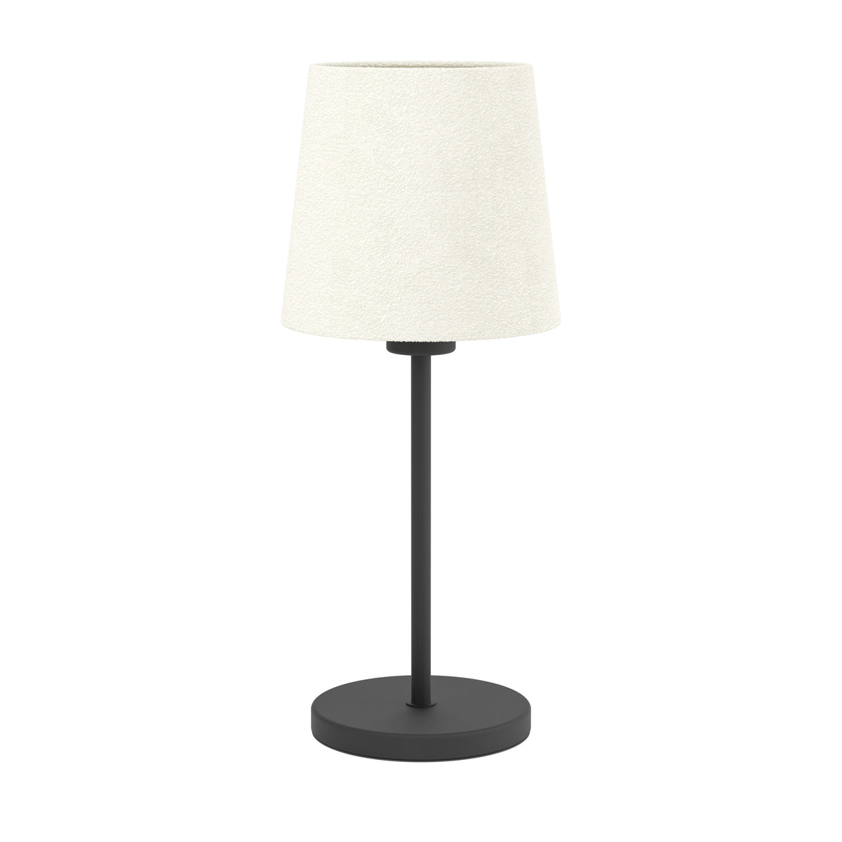 EGLO tafellamp Febres - e27 - textiel - zwart/wit