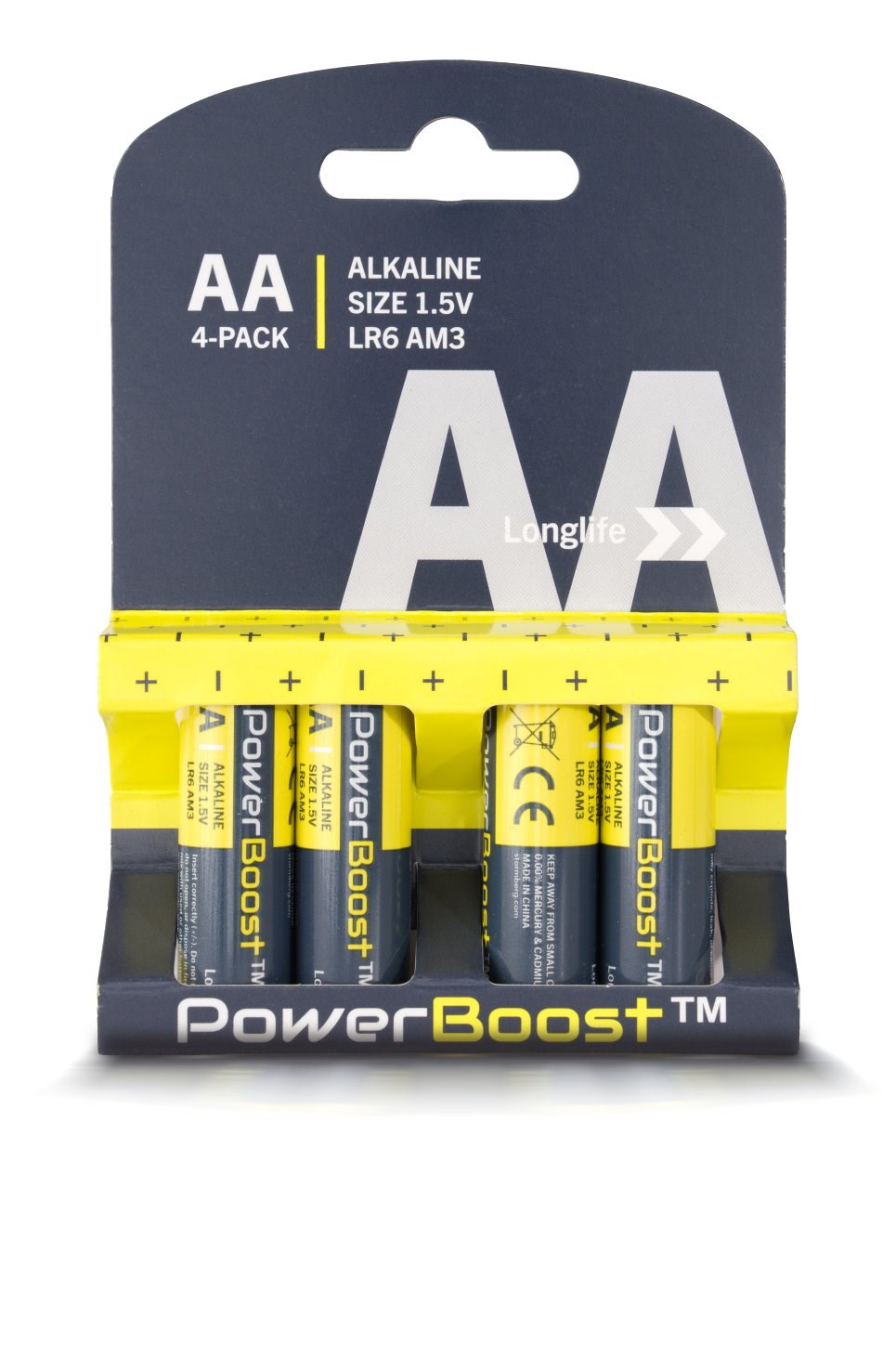 PowerBoost AA batteri 4-pack