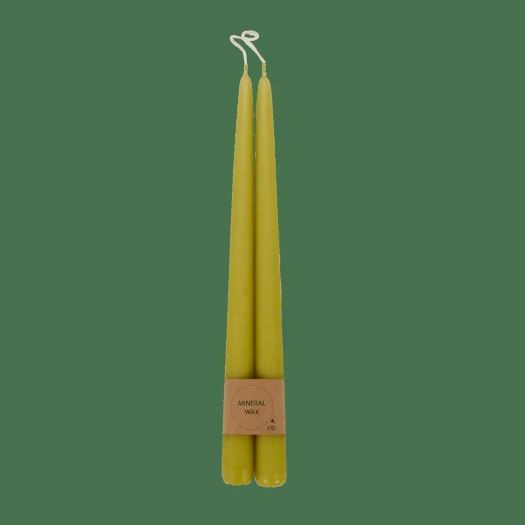 Bougies^CASA DUO Bougie Dîner Jaune