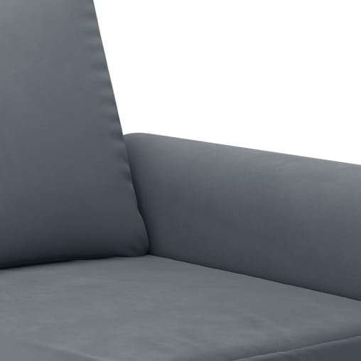 NNEVL 3-Seater Sofa Dark Grey 180 cm Velvet
