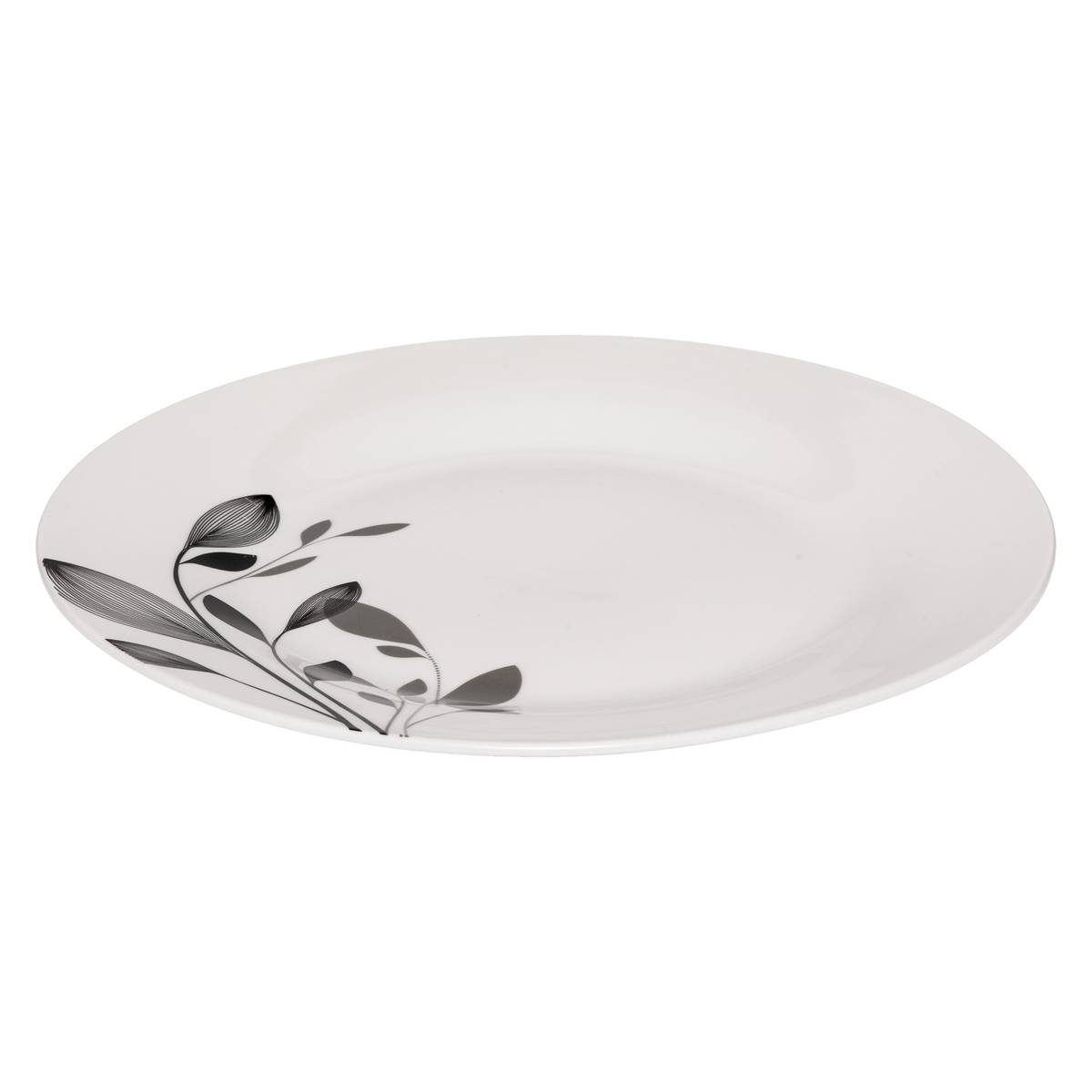 "Lila" Dinner Set 18 pieces, Black & White