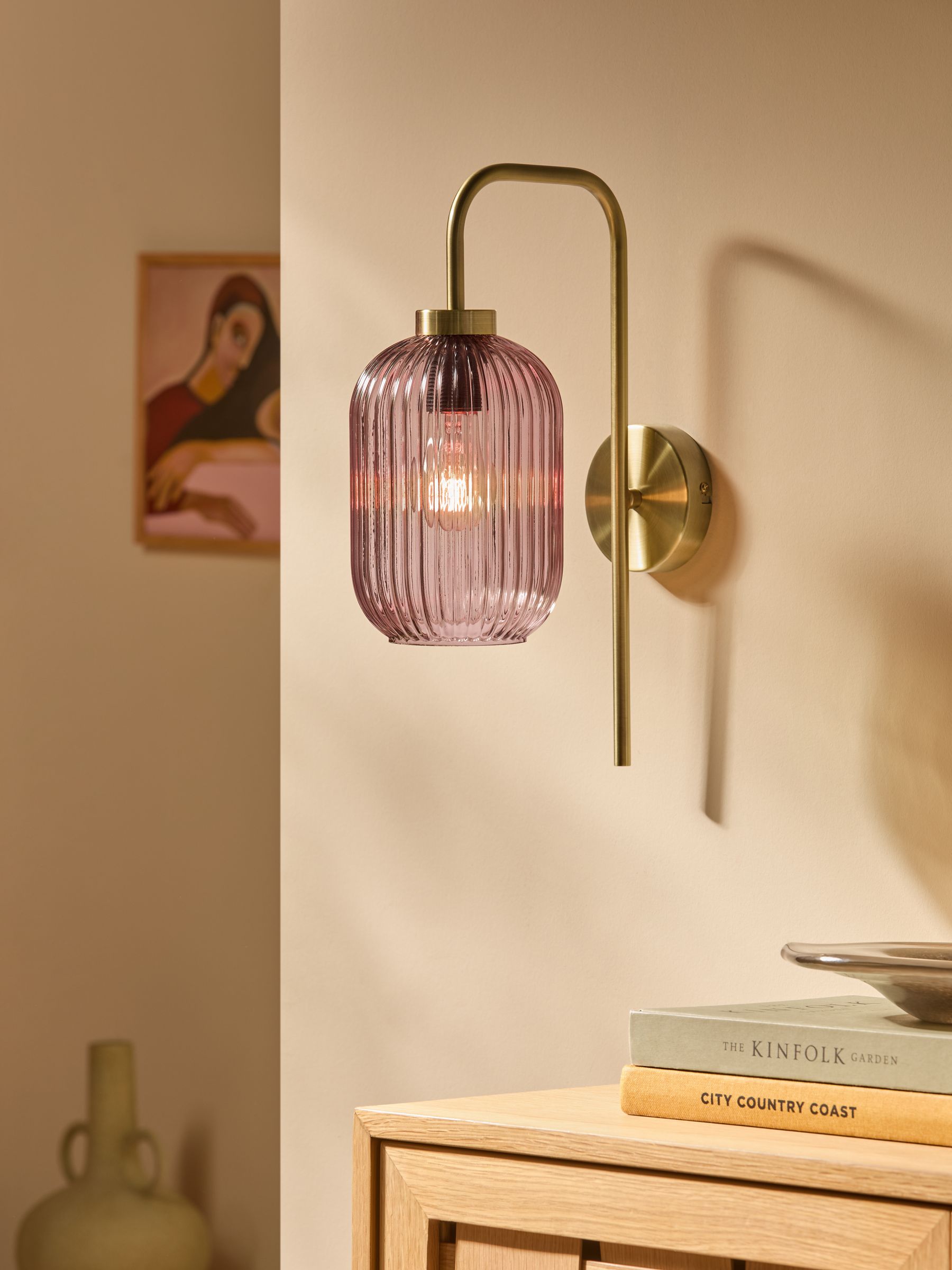 Briz Wall Lamp in Pink