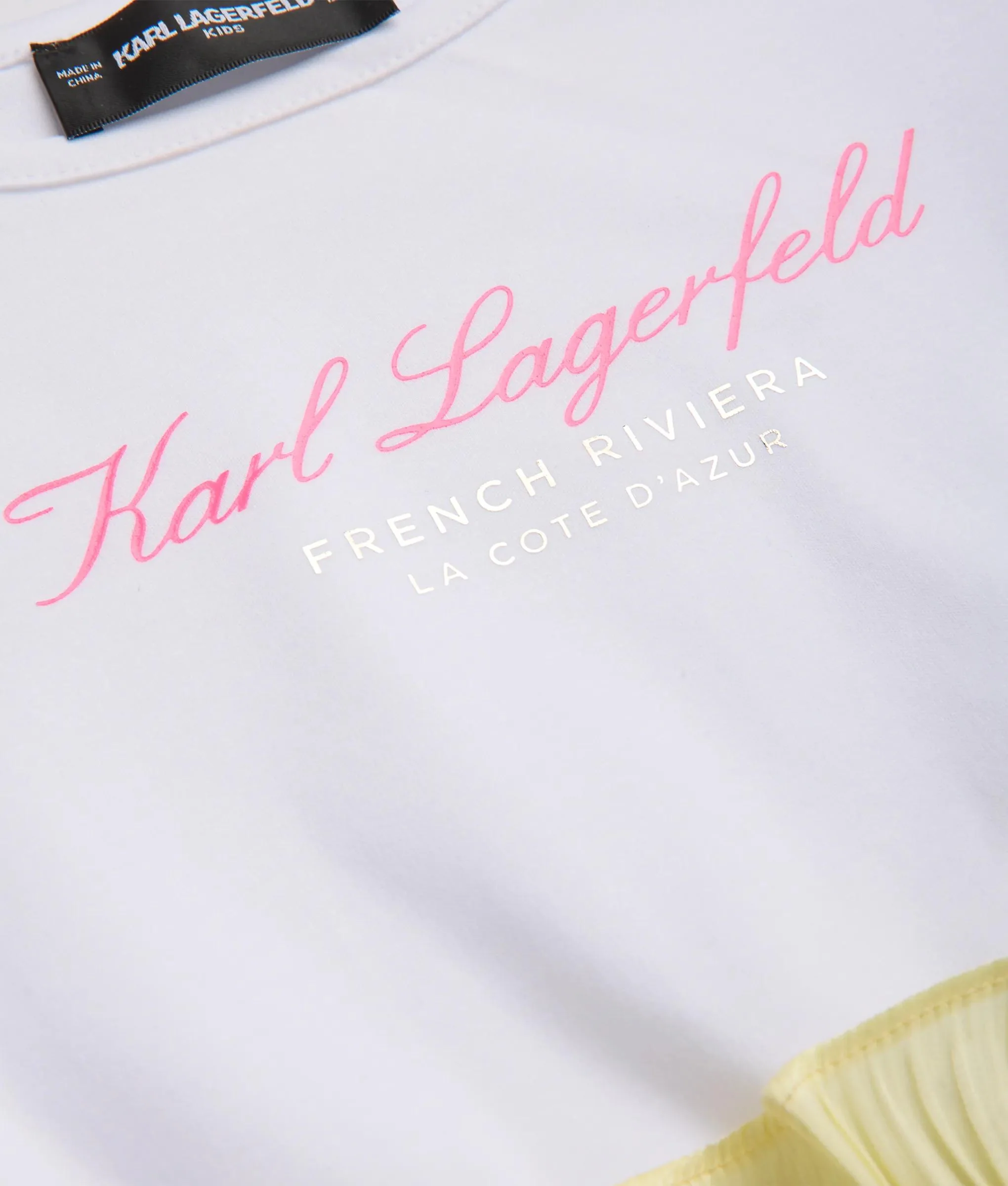 Robe à manches courtes pour filles