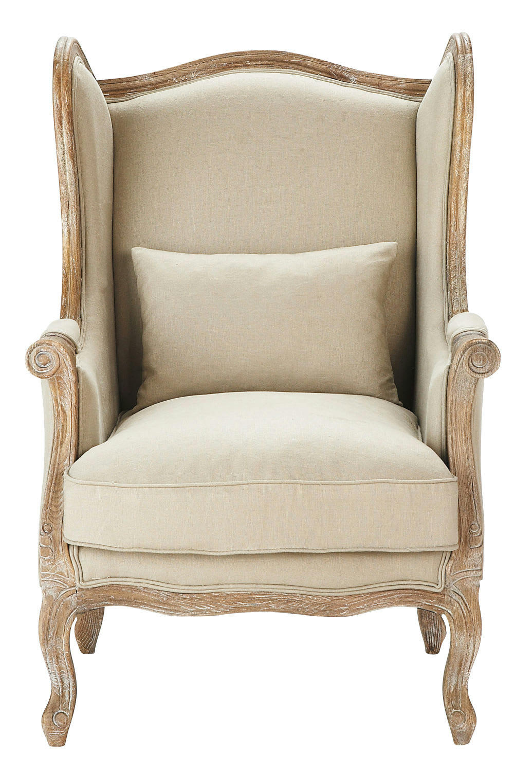 Manoir - Fauteuil bergère en lin