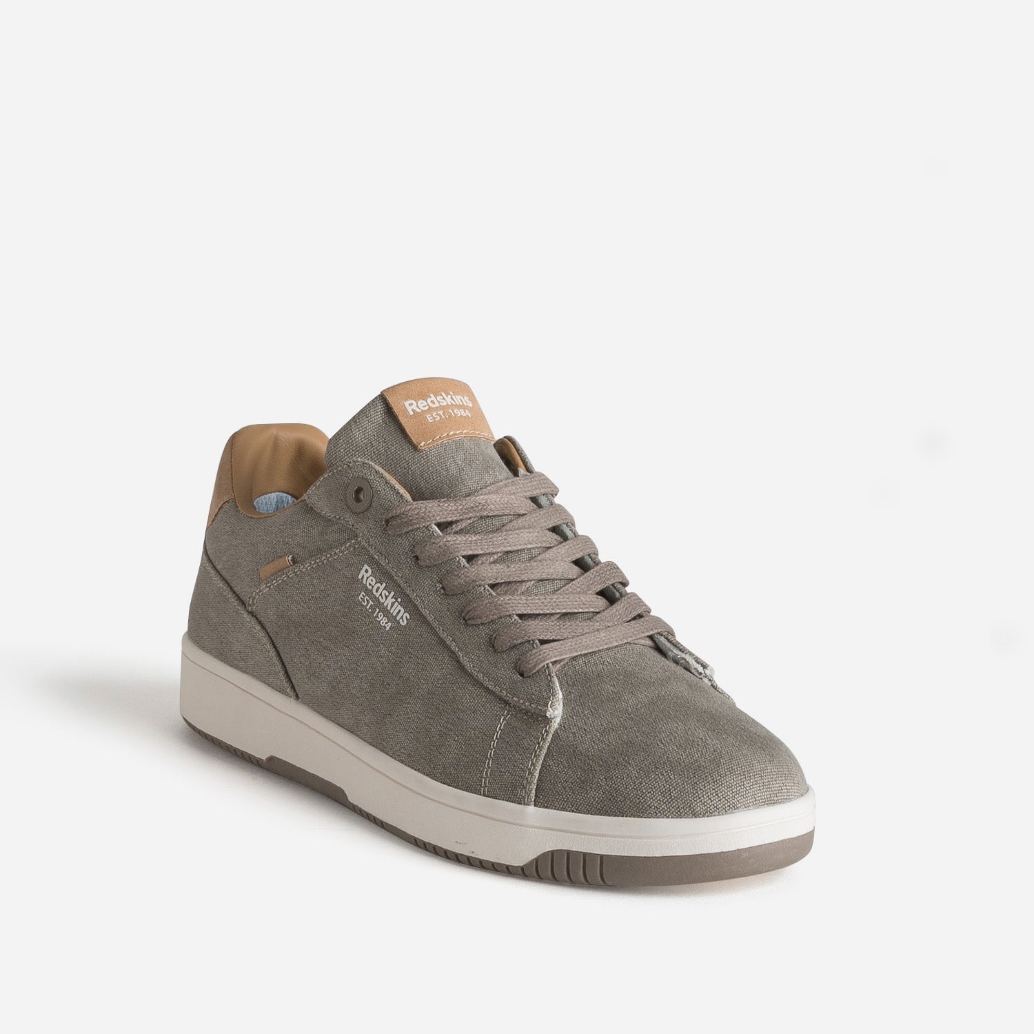 Tennis REDSKINS taupe en toile