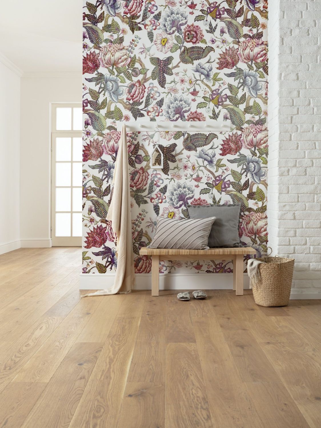 Sanders & Sanders fotobehang bloemen multicolor - 200 x 280 cm - 611980