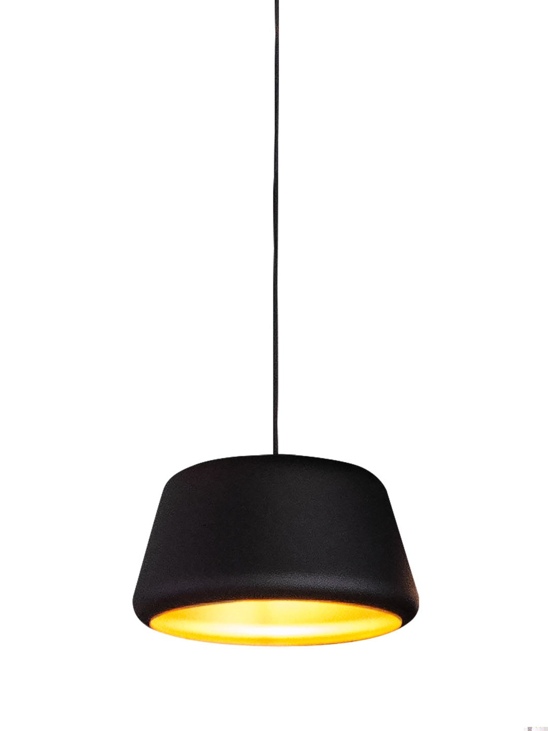 Rebellenclub Hanglamp Tommy - zwart - Ø 32 cm